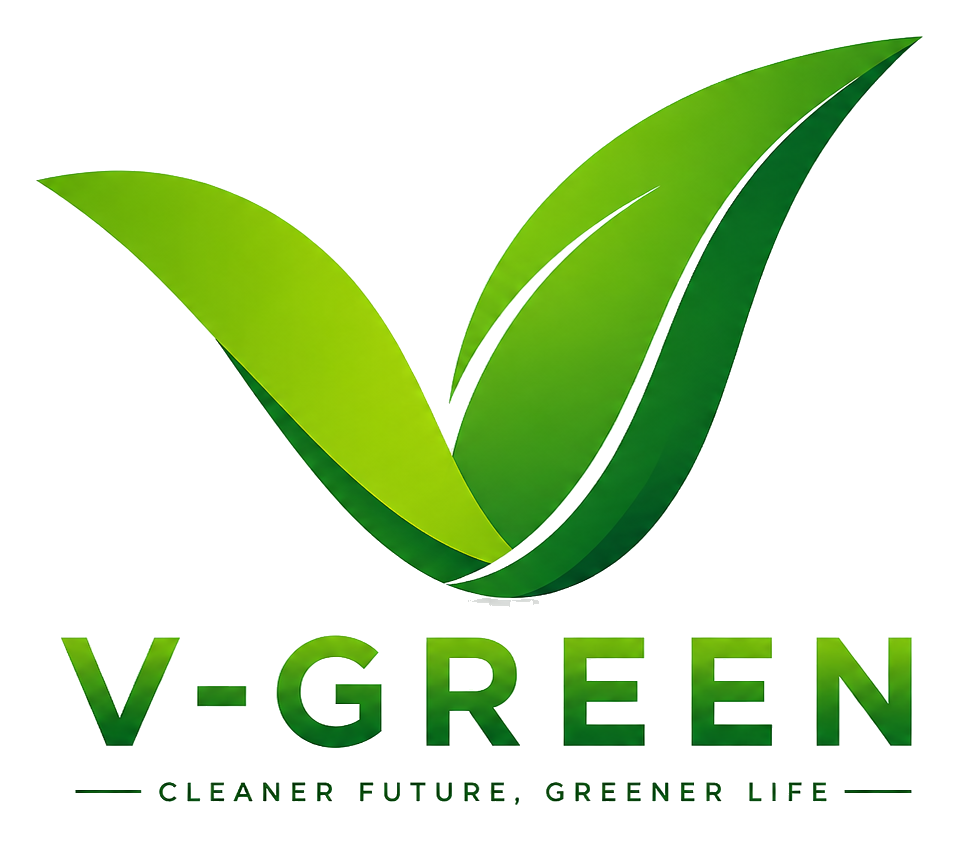 V-Green logo